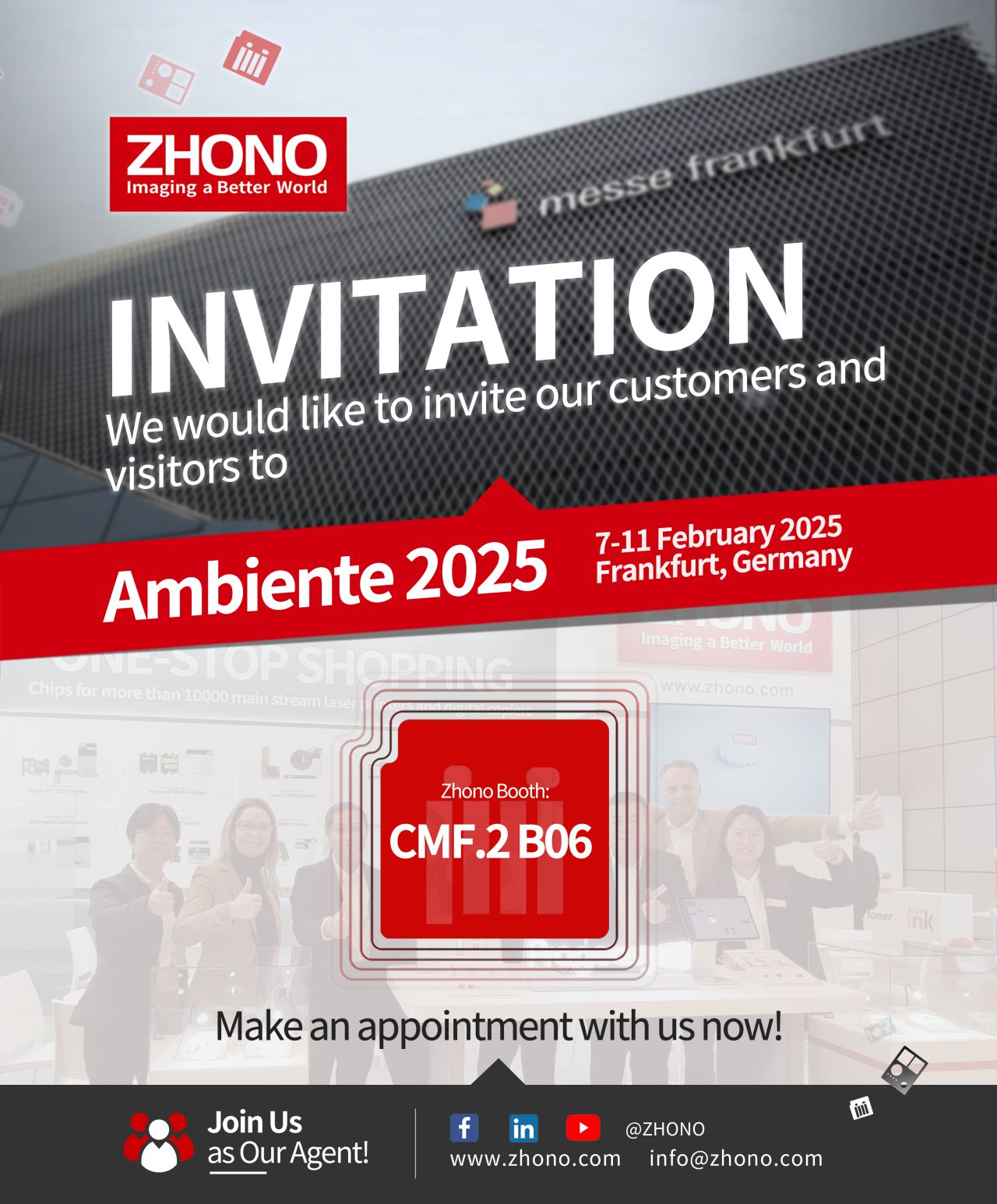 Leading Chip Innovation:  Zhono Exhibits at Ambiente 2025